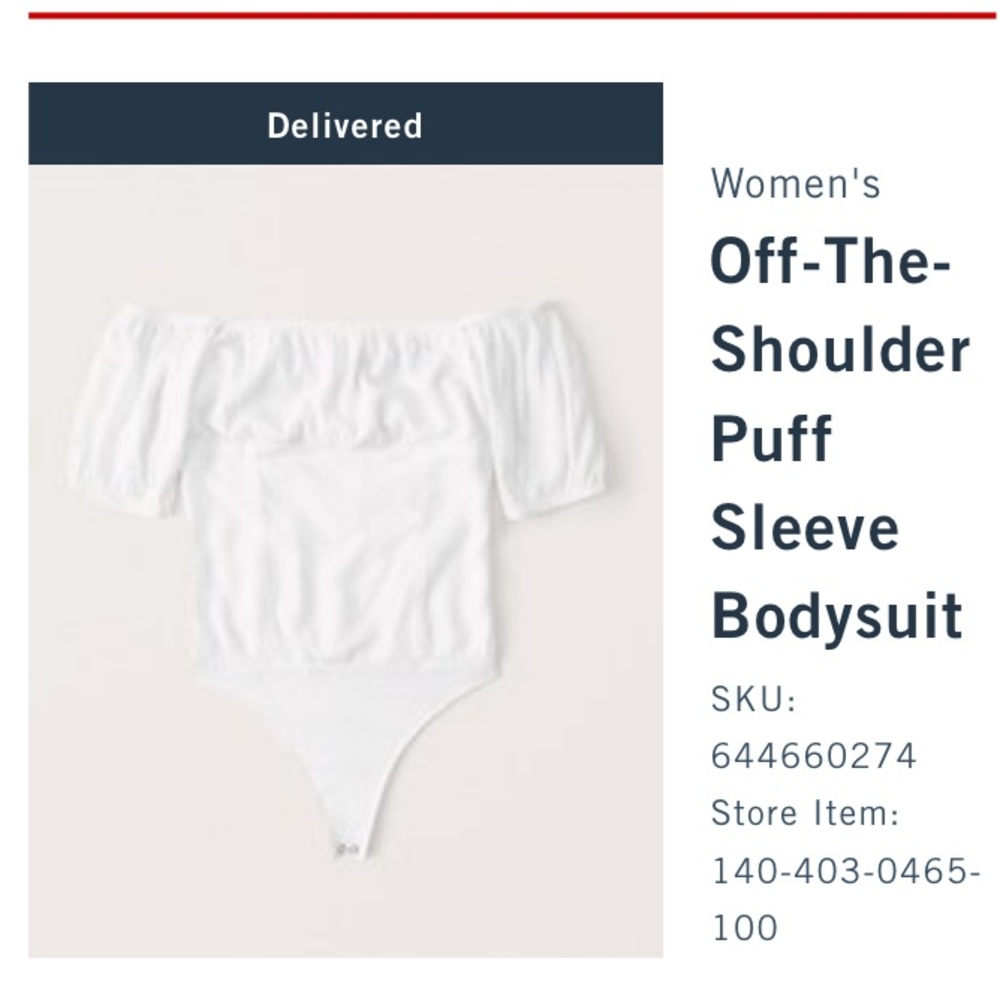 Abercrombie Bodysuit